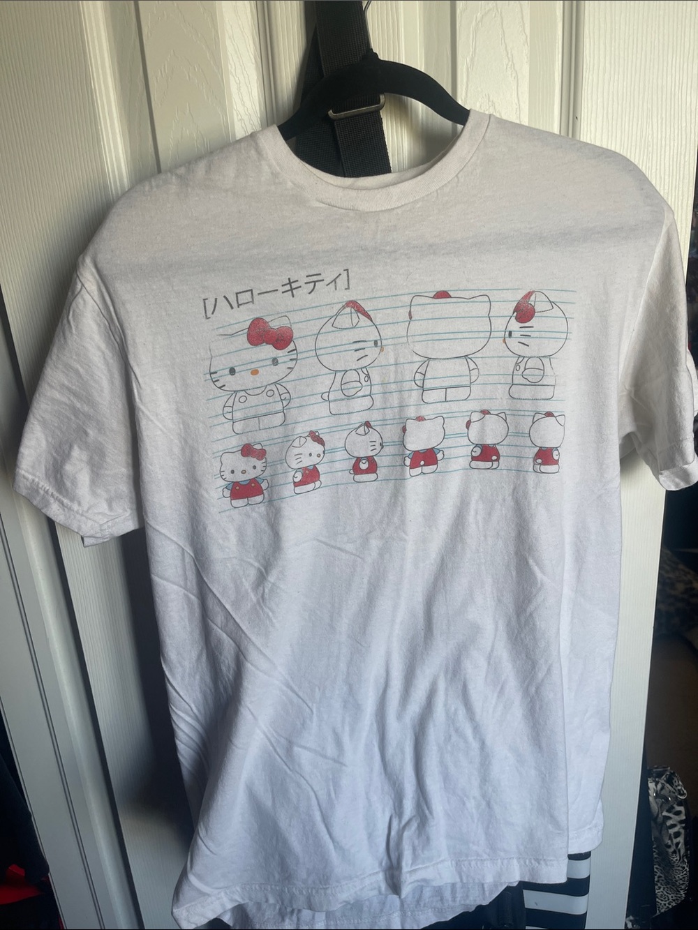 Hello kitty white tee